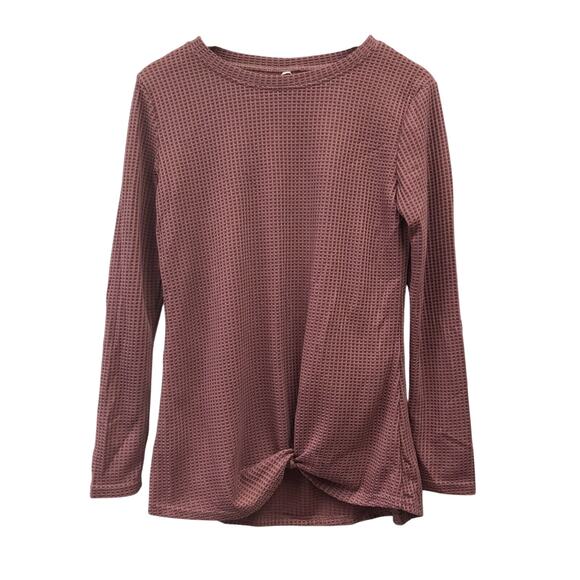 Duostick Top Womens Small Rose Pink Twist Waist - Picture 1 of 7